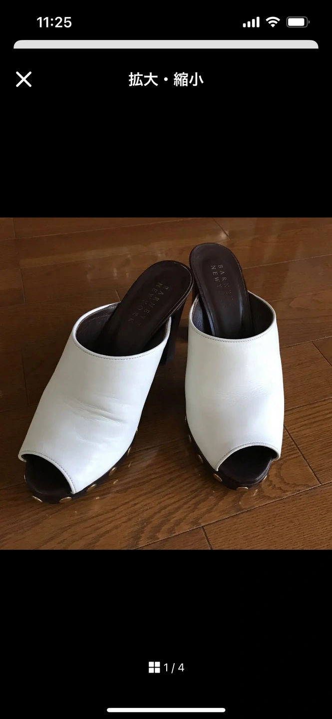 バーニーズニューヨークサンダル ミュール