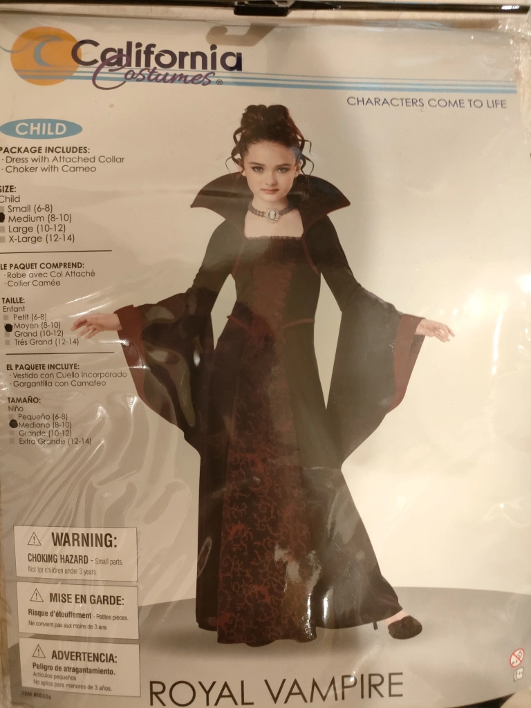 値下げハロウィン ドラキュラドレス140cm