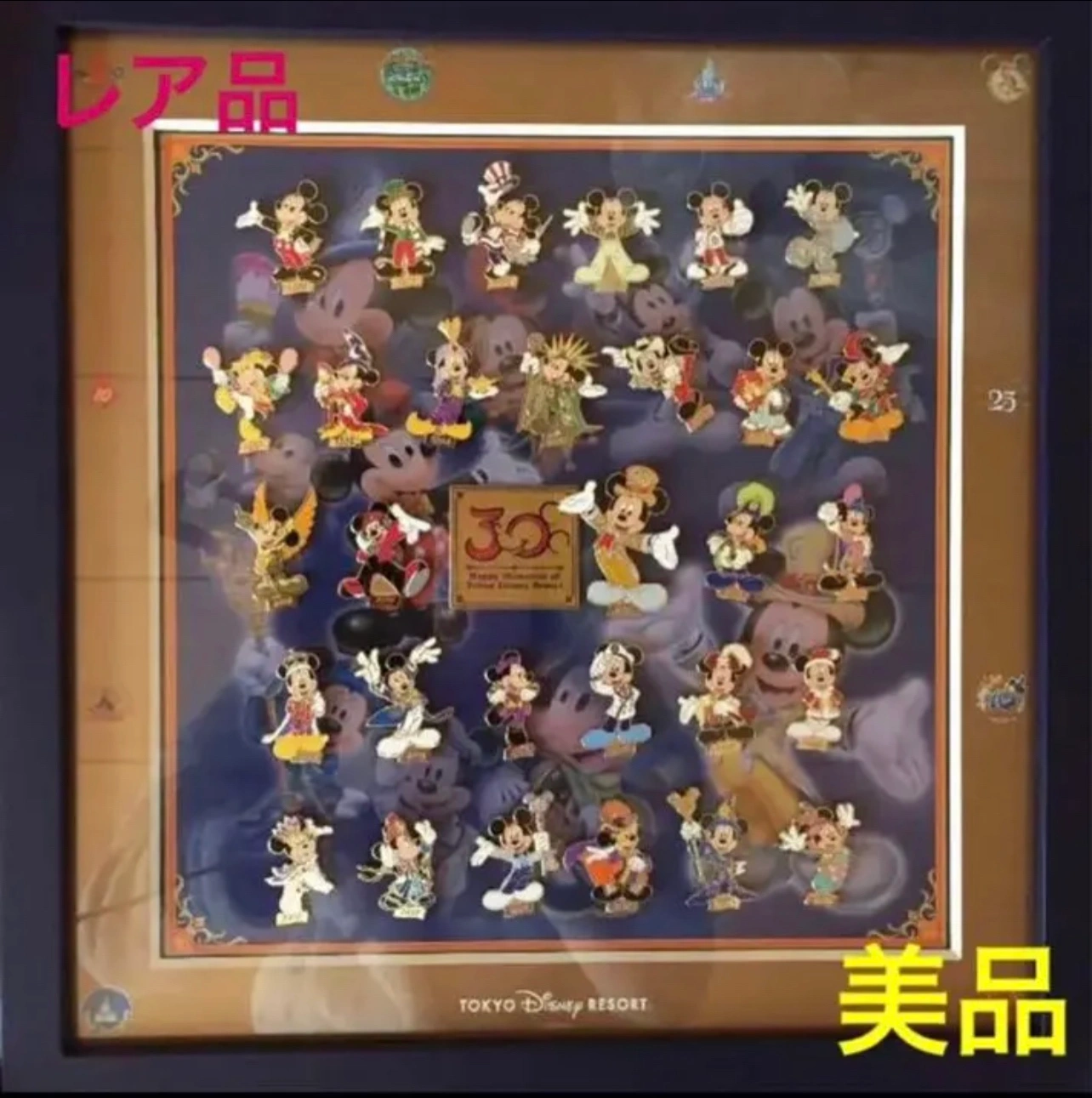 ディズニー30周年記念 コレクタブルピンパッチ レア