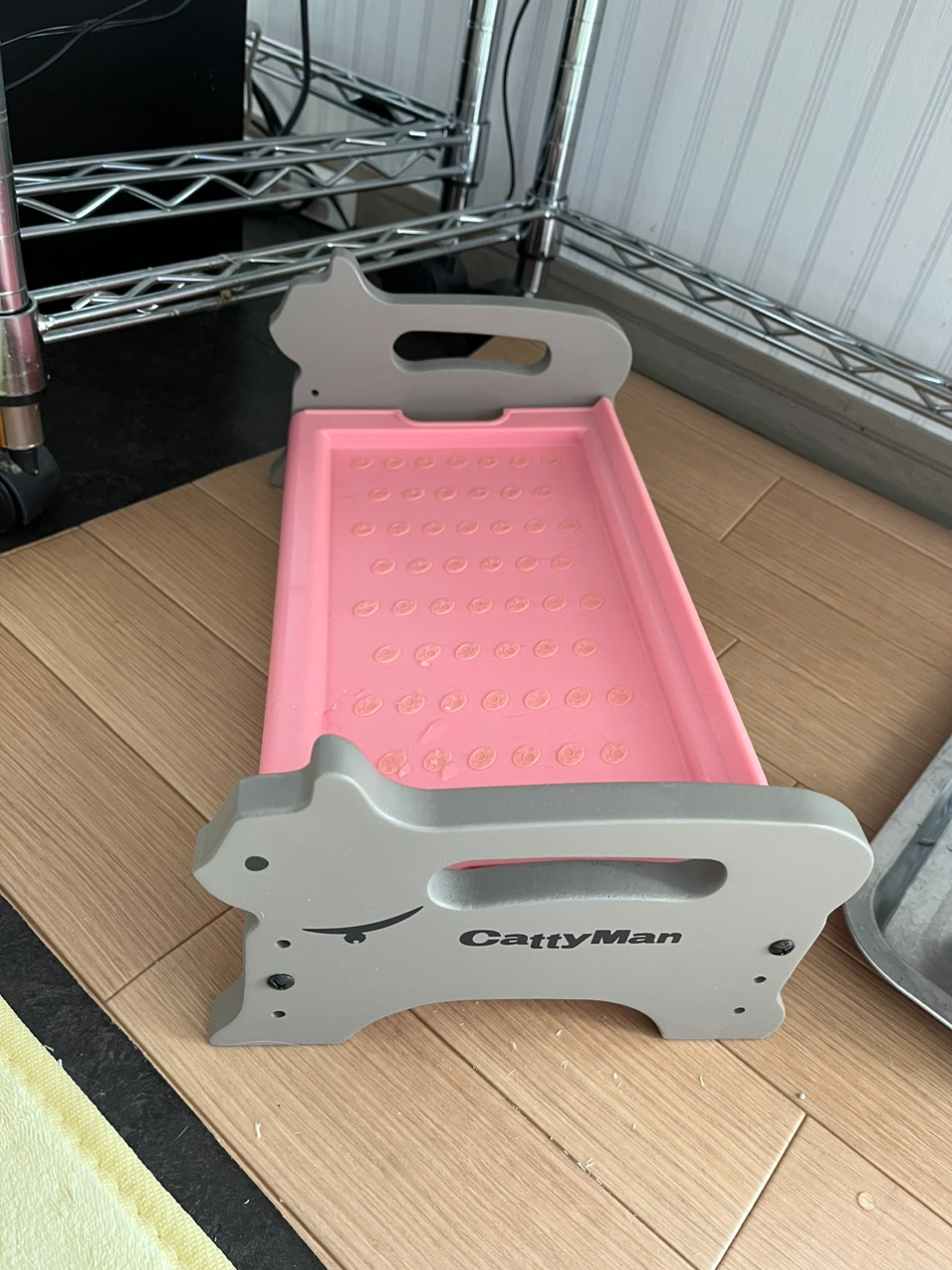 ひらり様専用【猫用 食器台】キャティーマン洗える 外せる キャットダイニング【ほぼ新品】の写真2枚目