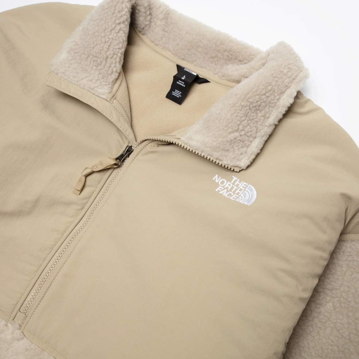 Platte Sherpa 1/4 Zip ベージュ フリース ノースフェイスの写真3枚目