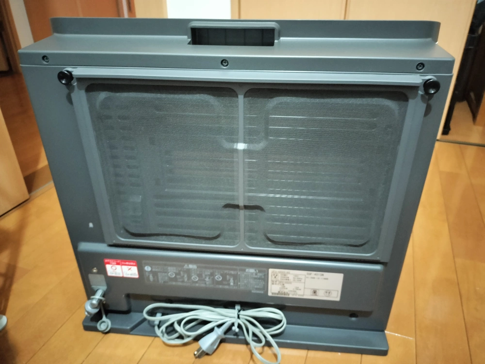 都市ガスファンヒーター+ゴムホース 西部ガス ノーリツ ガスファンヒーター ホワイト SGF-401SNの写真7枚目