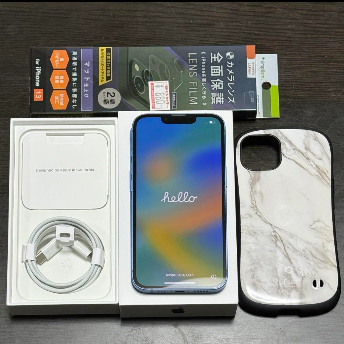iPhone13 128GB + iFaceケース + フィルム