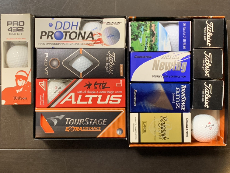 未使用ゴルフボール各種