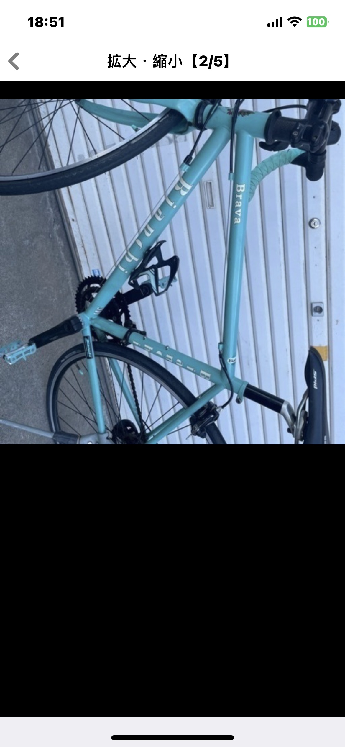 ビアンキのクロモリロードバイクの写真2枚目