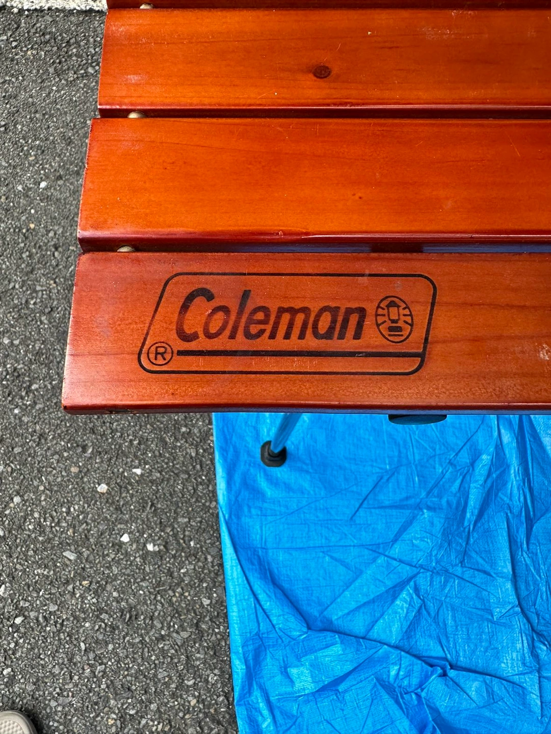 コールマン Coleman ウッドテーブルの写真3枚目