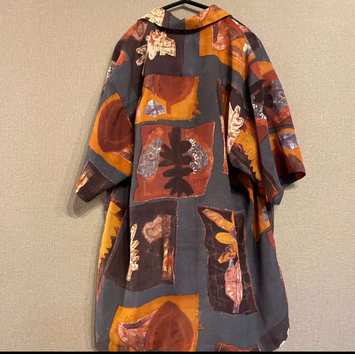 【激安】総柄シャツ 80s風 古着 送料無料 ジャンクの写真6枚目