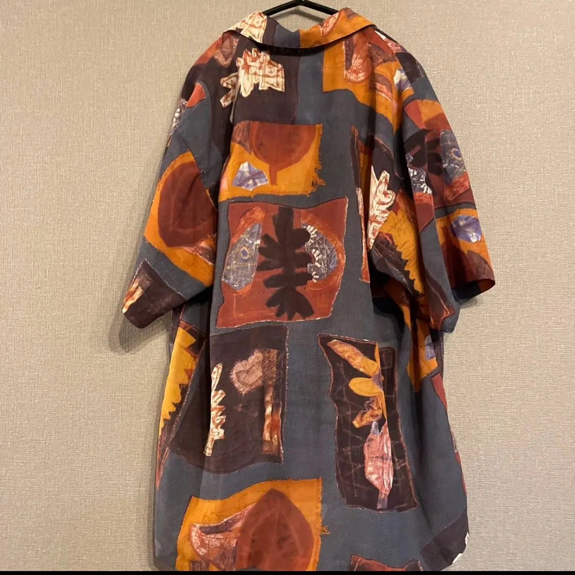 【激安】総柄シャツ 80s風 古着 送料無料 ジャンクの写真6枚目