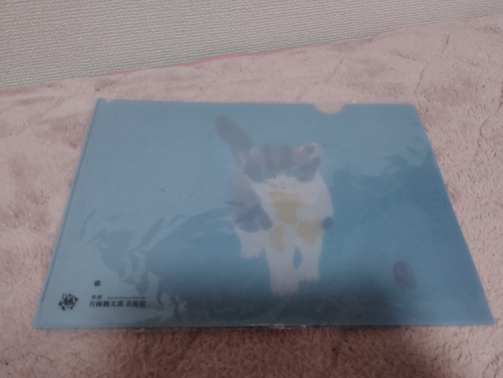 【新品、未使用】片岡鶴太郎美術館　『猫』　クリアファイルの写真3枚目