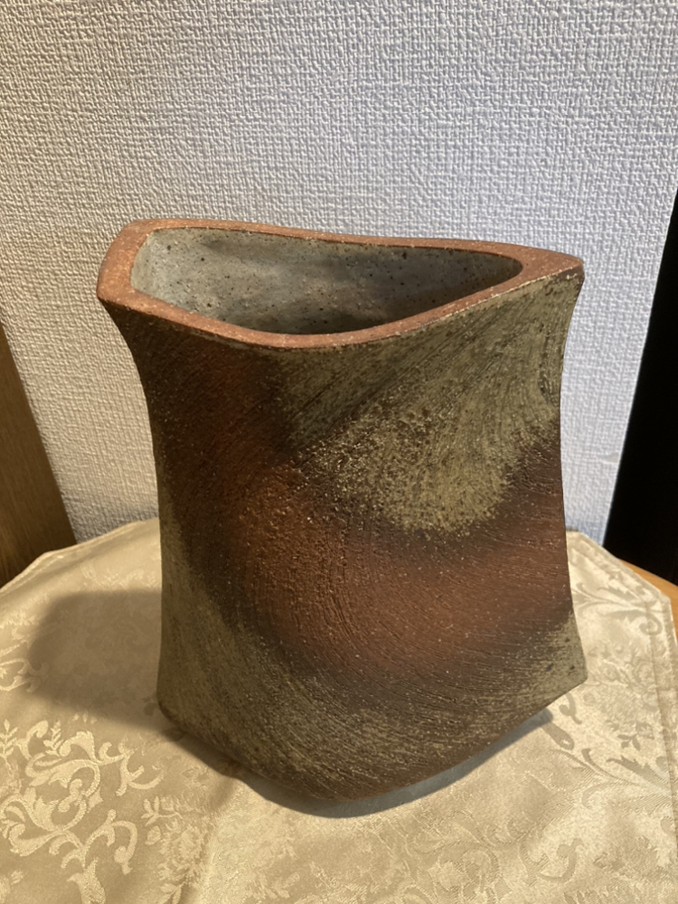 （再値下げ）信楽焼花瓶