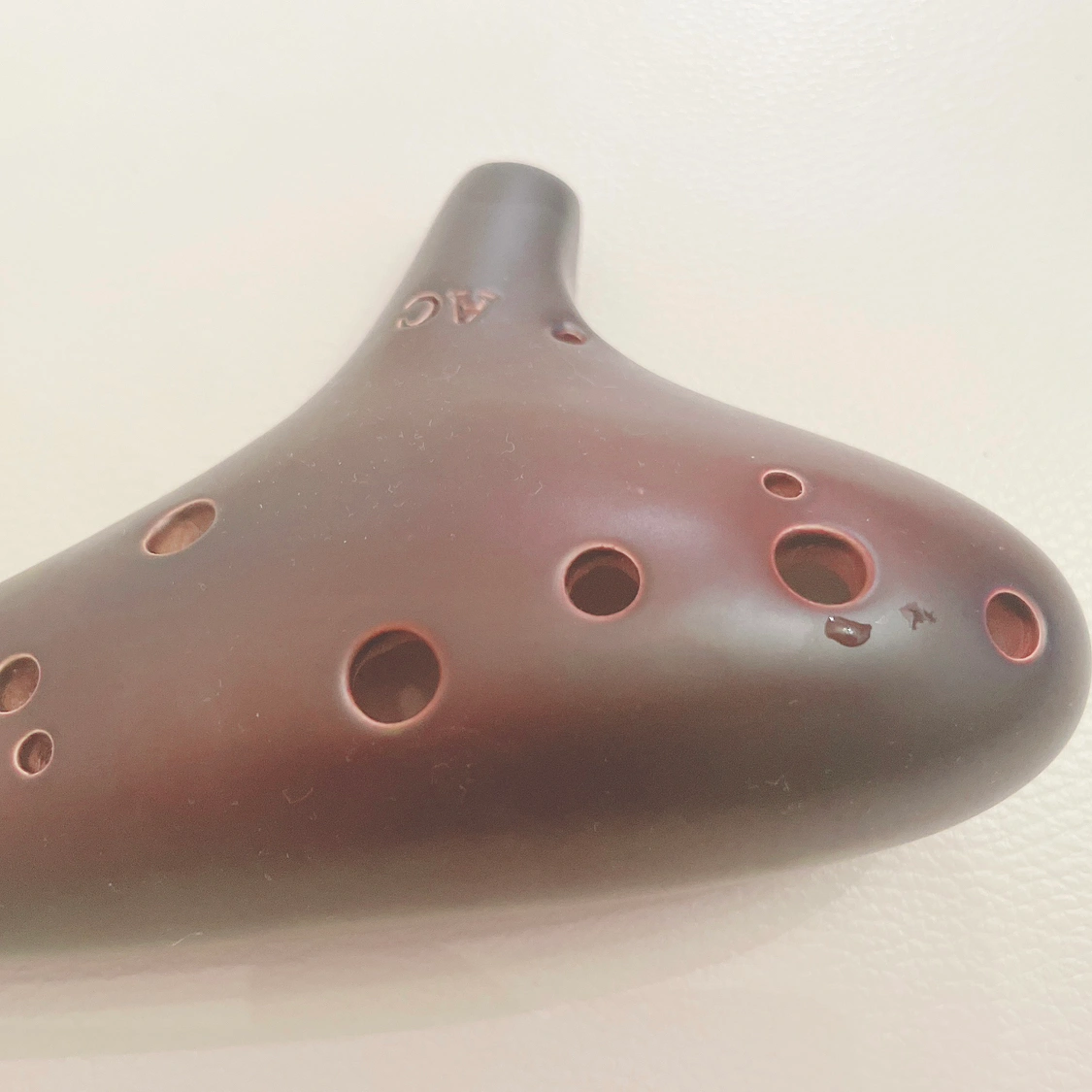 箱付き 新品 C調 オカリナ AC スタンドセット ブラウン 管楽器 楽器 音楽の写真3枚目