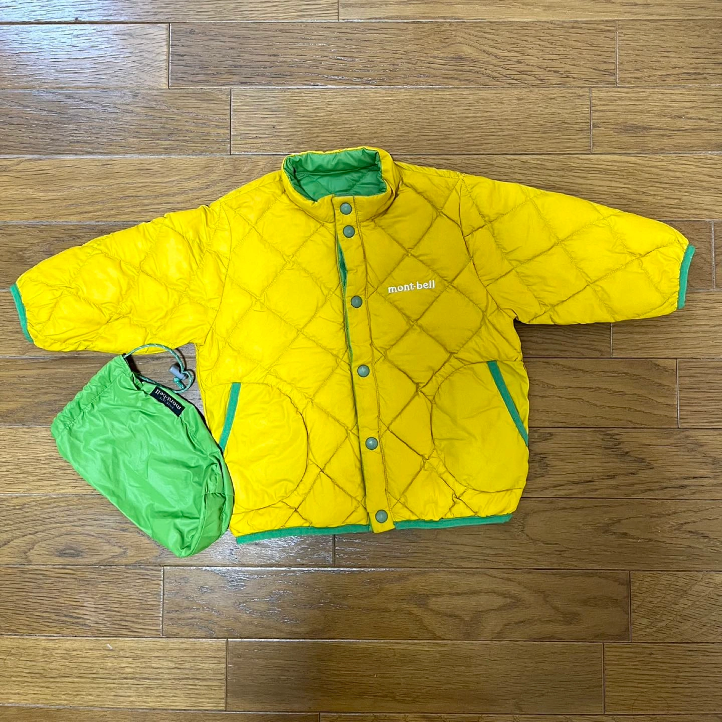 mont-bell リバーシブルダウンジャケット 90サイズ