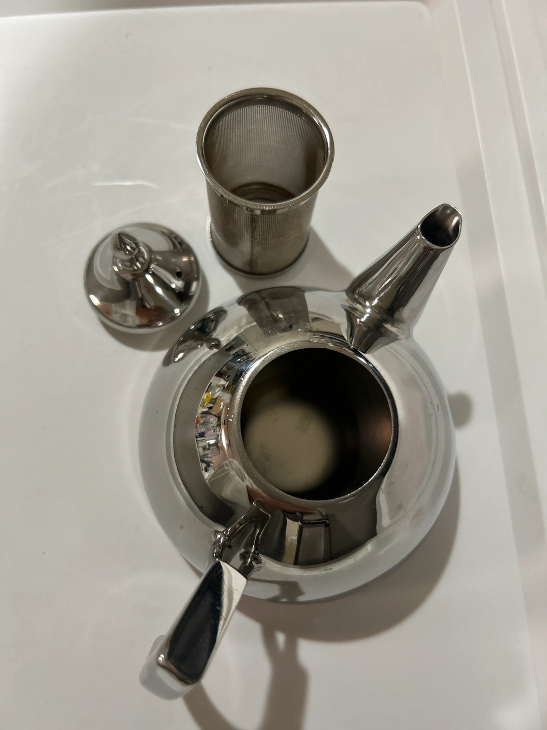 星野器物 18-8高級ステンレス(茶こし付き)の写真3枚目