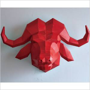 OBJECTS PAPERCRAFT ペーパークラフト　牛の写真8枚目