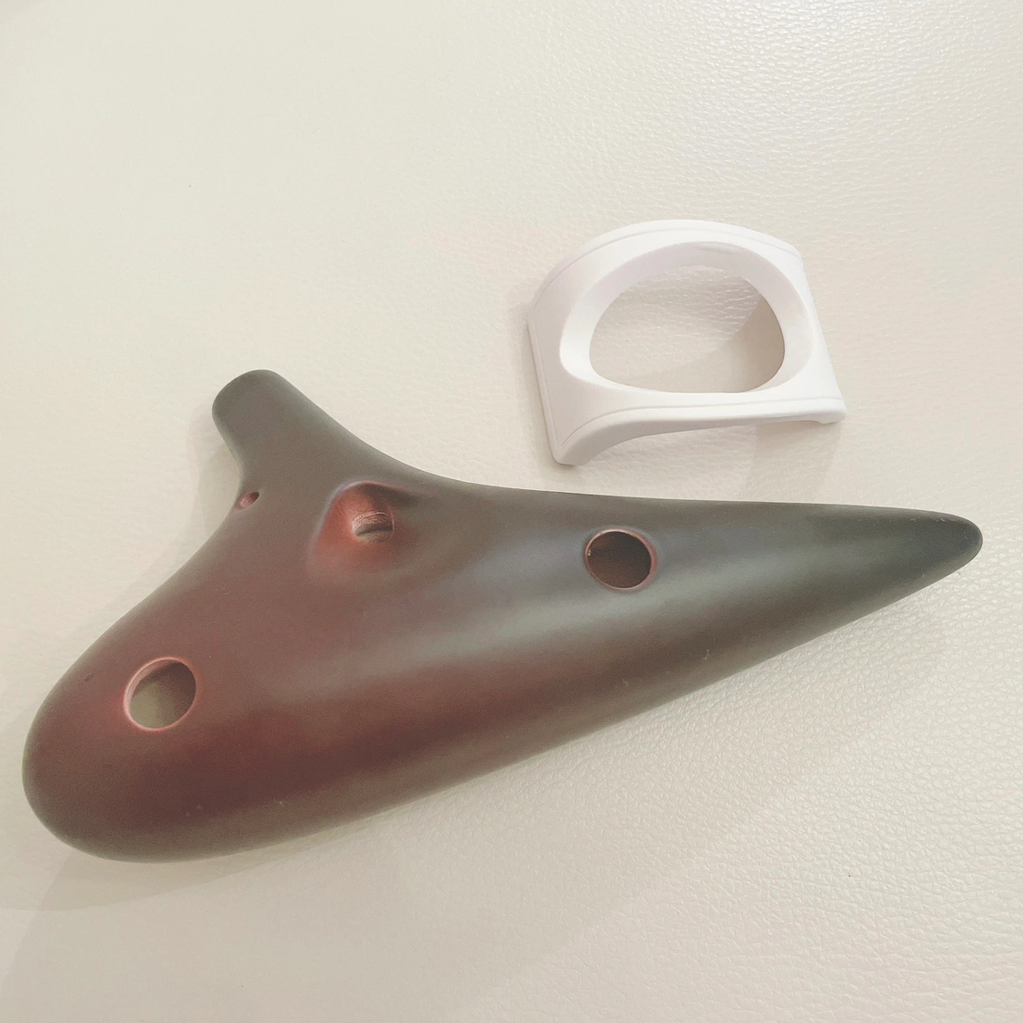 箱付き 新品 C調 オカリナ AC スタンドセット ブラウン 管楽器 楽器 音楽の写真4枚目