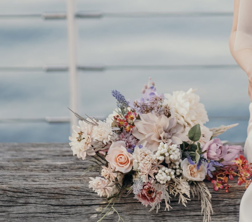 アーティフィシャルブーケ　花束　結婚式　wedding  bouquet mの写真5枚目