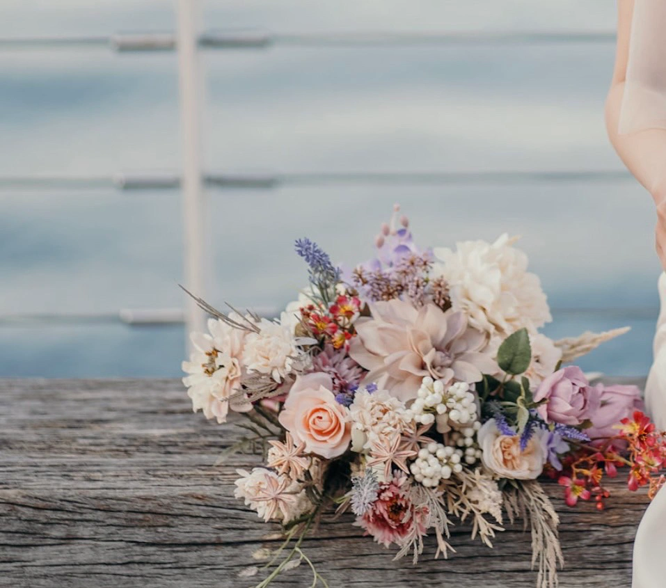 アーティフィシャルブーケ 花束 結婚式 wedding bouquet mの写真5枚目