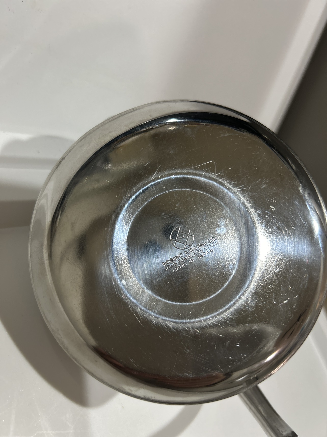 星野器物　18-8高級ステンレス（茶こし付き）の写真6枚目