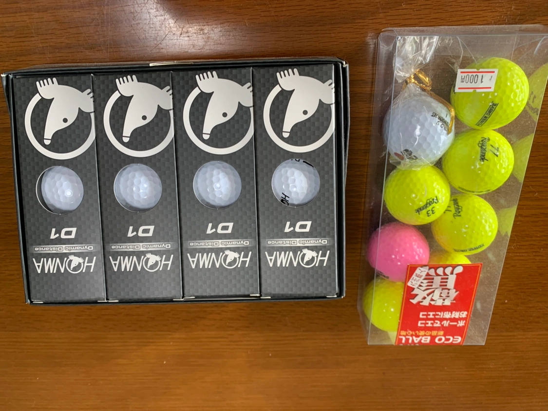ゴルフボール HONMA D1 12個➕エコボール等8個の写真2枚目