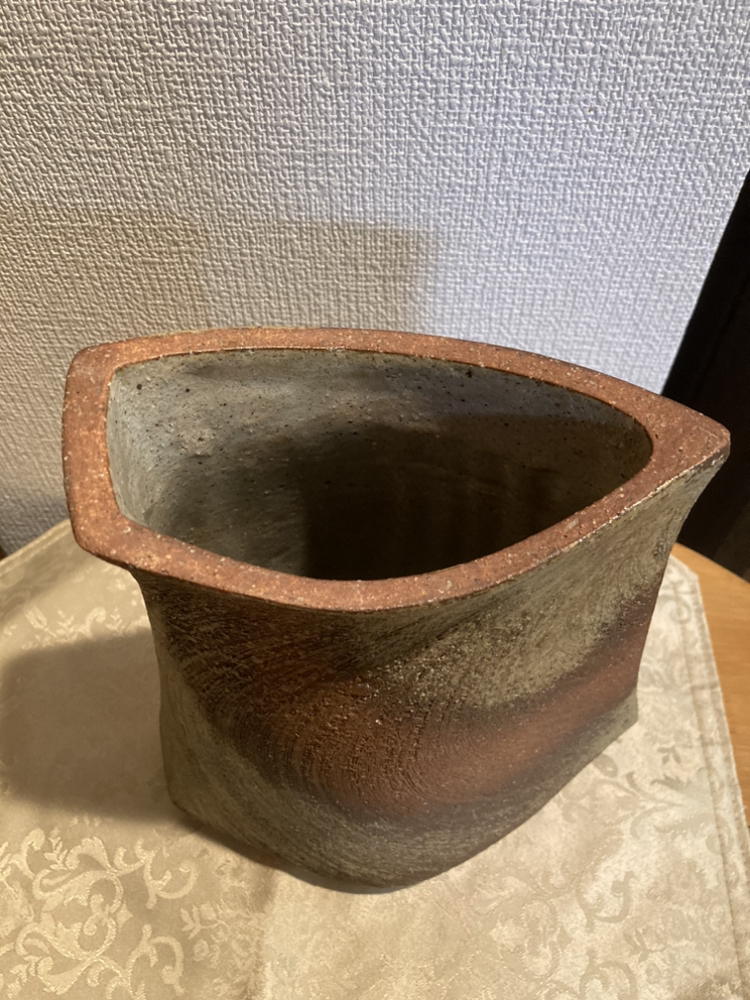（再値下げ）信楽焼花瓶の写真2枚目