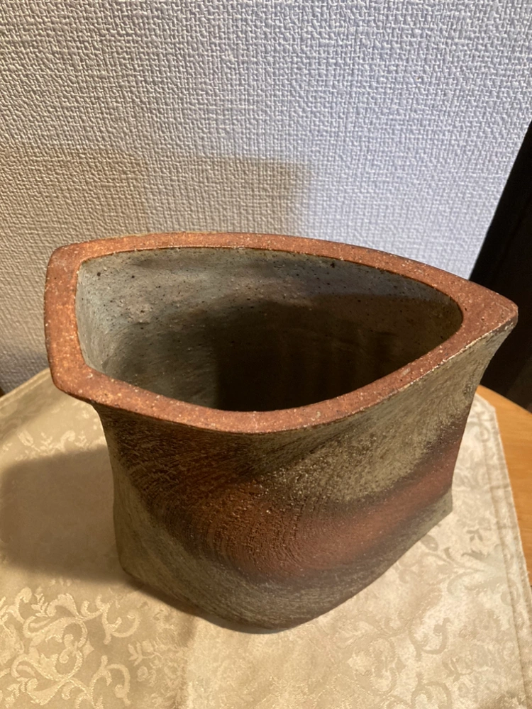 (再値下げ)信楽焼花瓶の写真2枚目