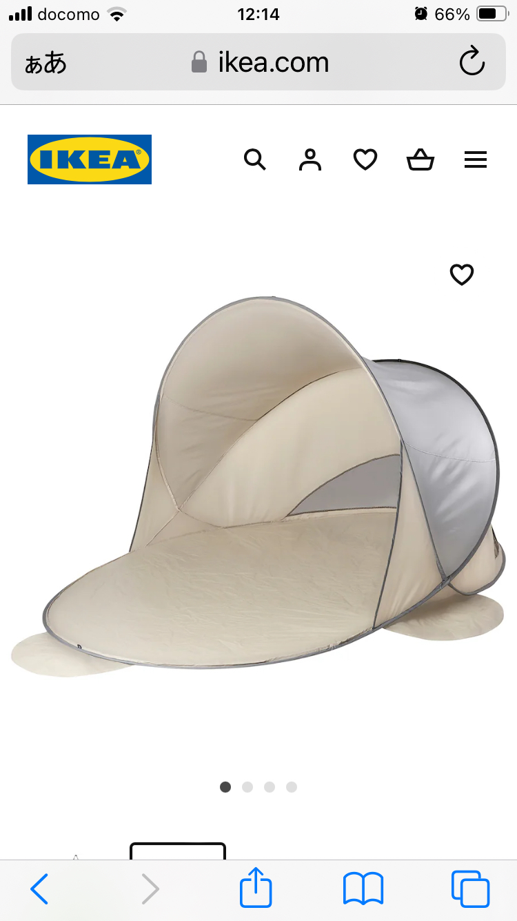 IKEA ポップアップテント　SOMMARVINDの写真2枚目