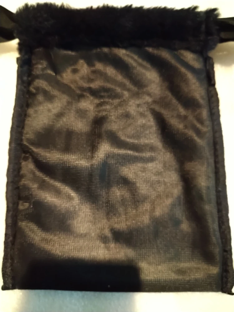 LANVIN en Bleu ファー巾着袋の写真2枚目