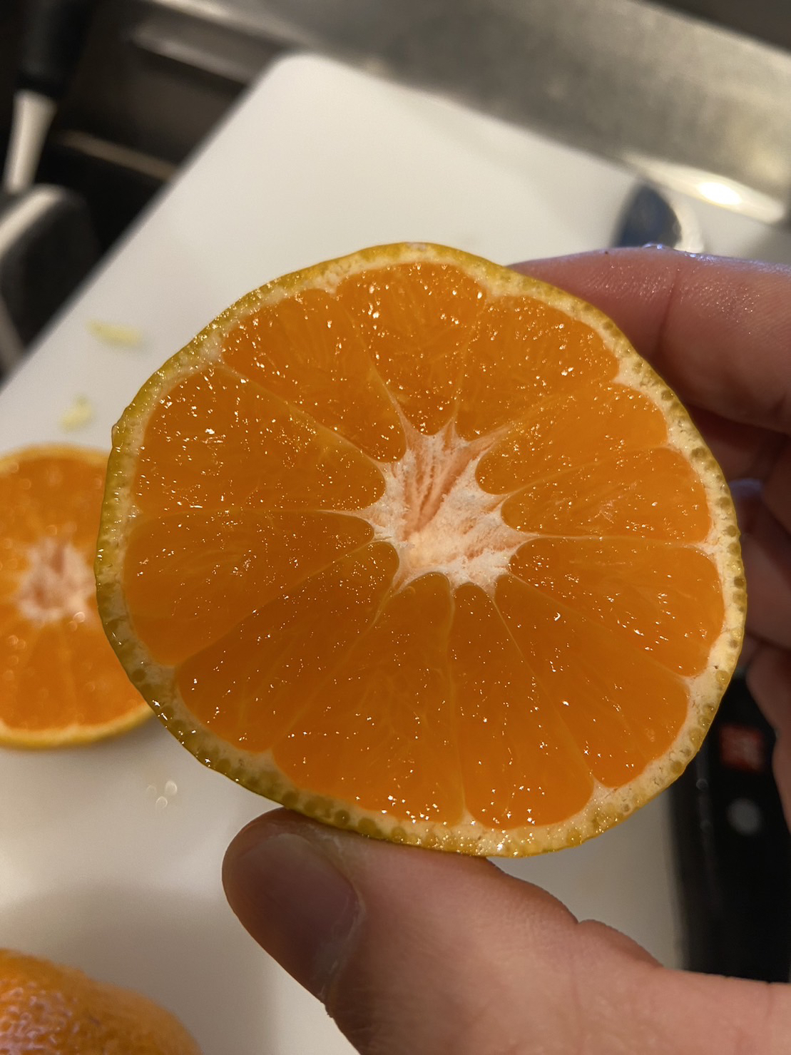 【期間限定12月初旬までの予定】家庭栽培　無農薬みかん　1セット（1セットあたり10個入約1.2kg）の写真3枚目