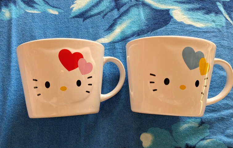 キティーちゃんペアカップ/愛され続けるキャラクター/限定品!