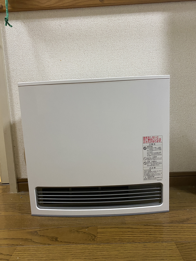 【ノーリツ】ガスファンヒーター※ガスコード付き