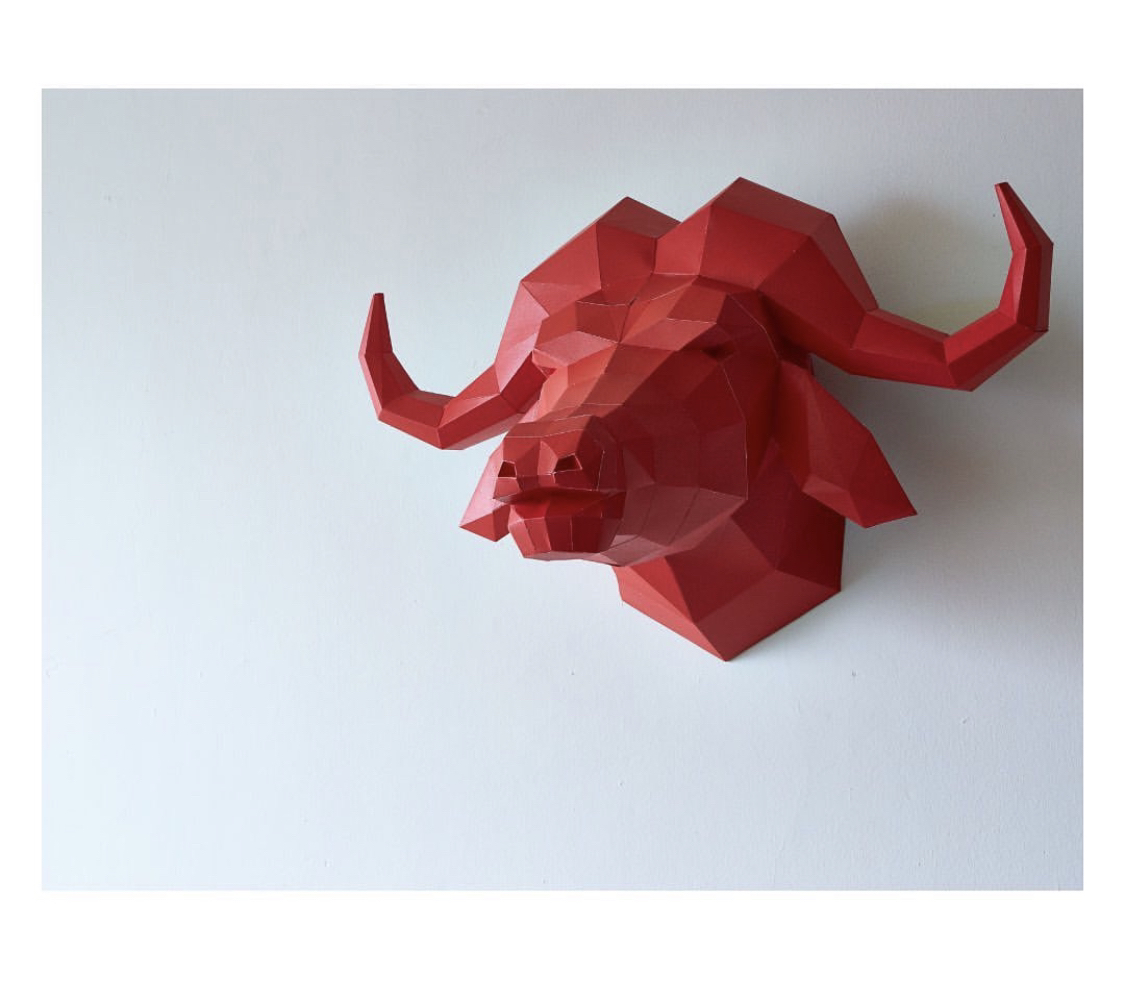 OBJECTS PAPERCRAFT ペーパークラフト　牛