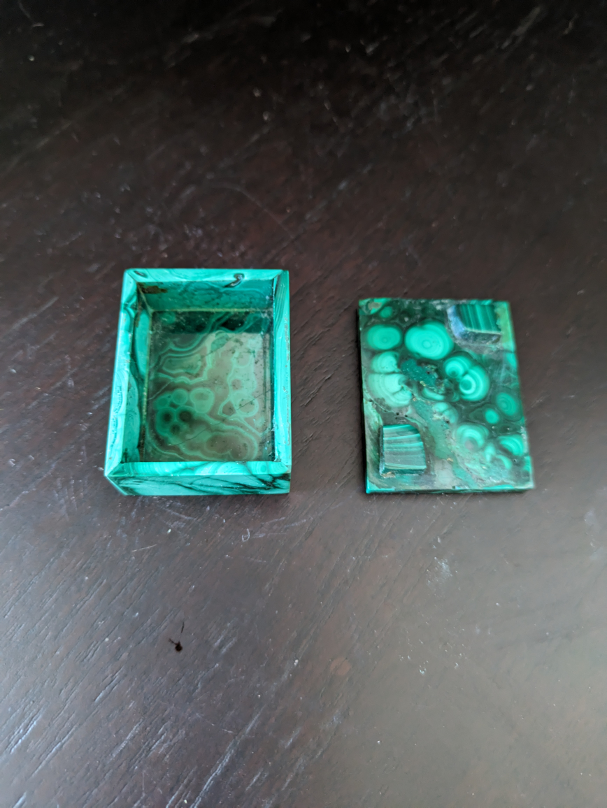 マラカイトのセット　オマケ付きの写真3枚目