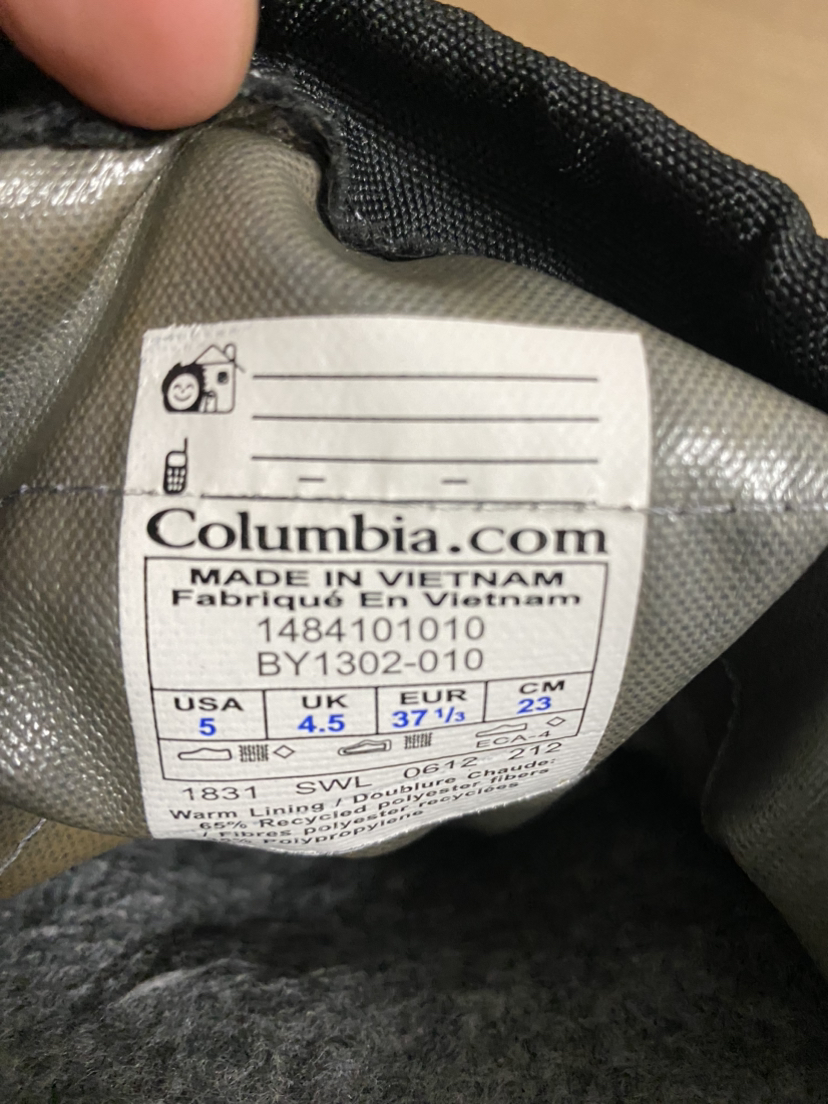 Colombiaコロンビア スノーブーツの写真3枚目