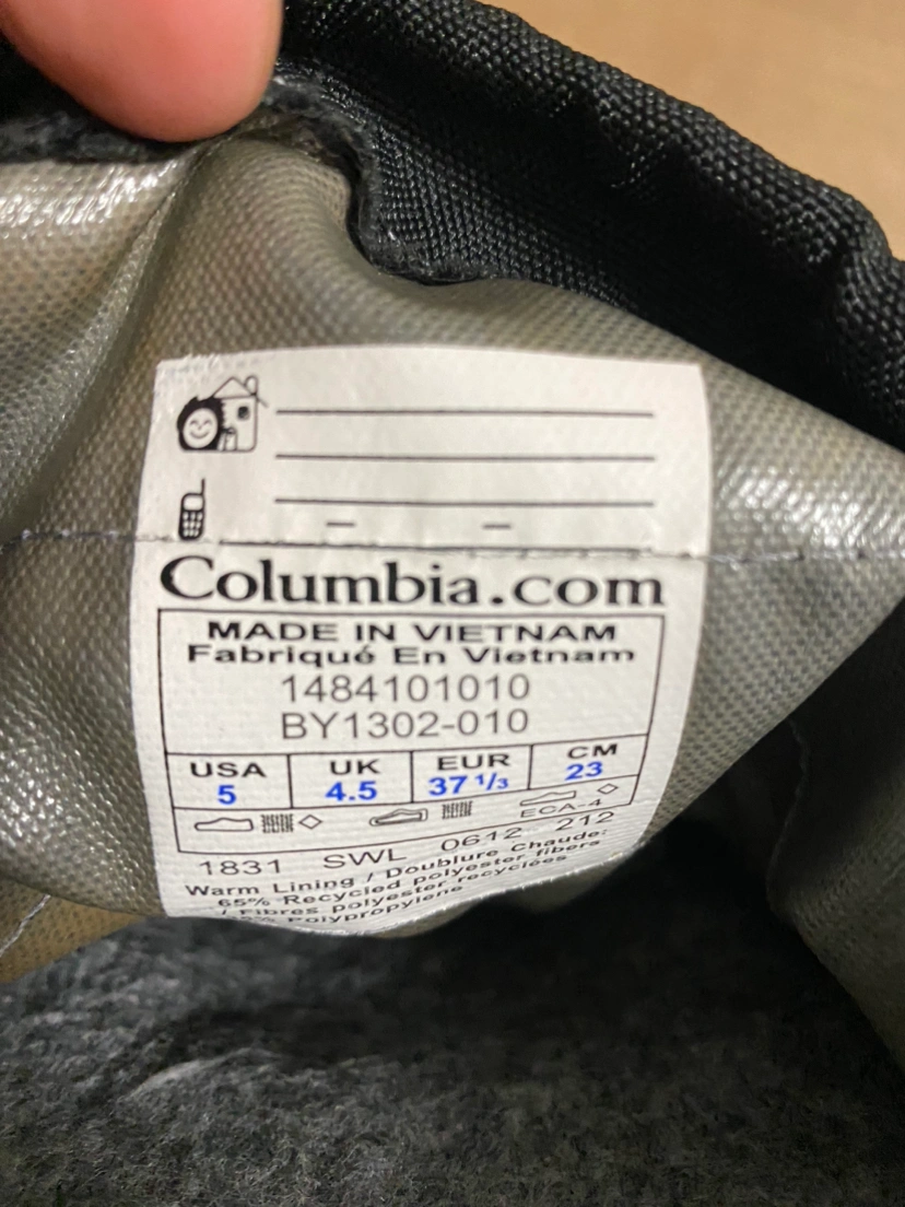Colombiaコロンビア スノーブーツの写真3枚目