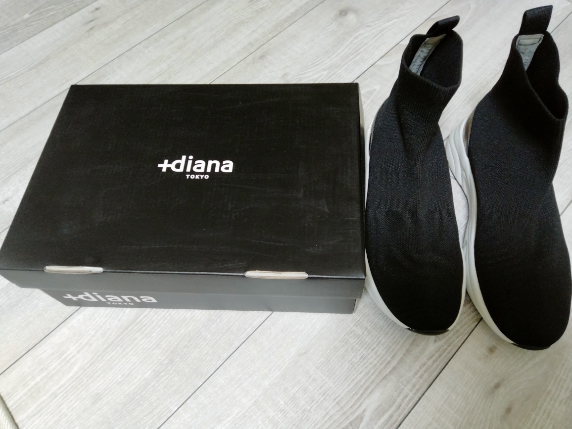 【 ＋DIANA 美品 】ソックスブーツ 25cm