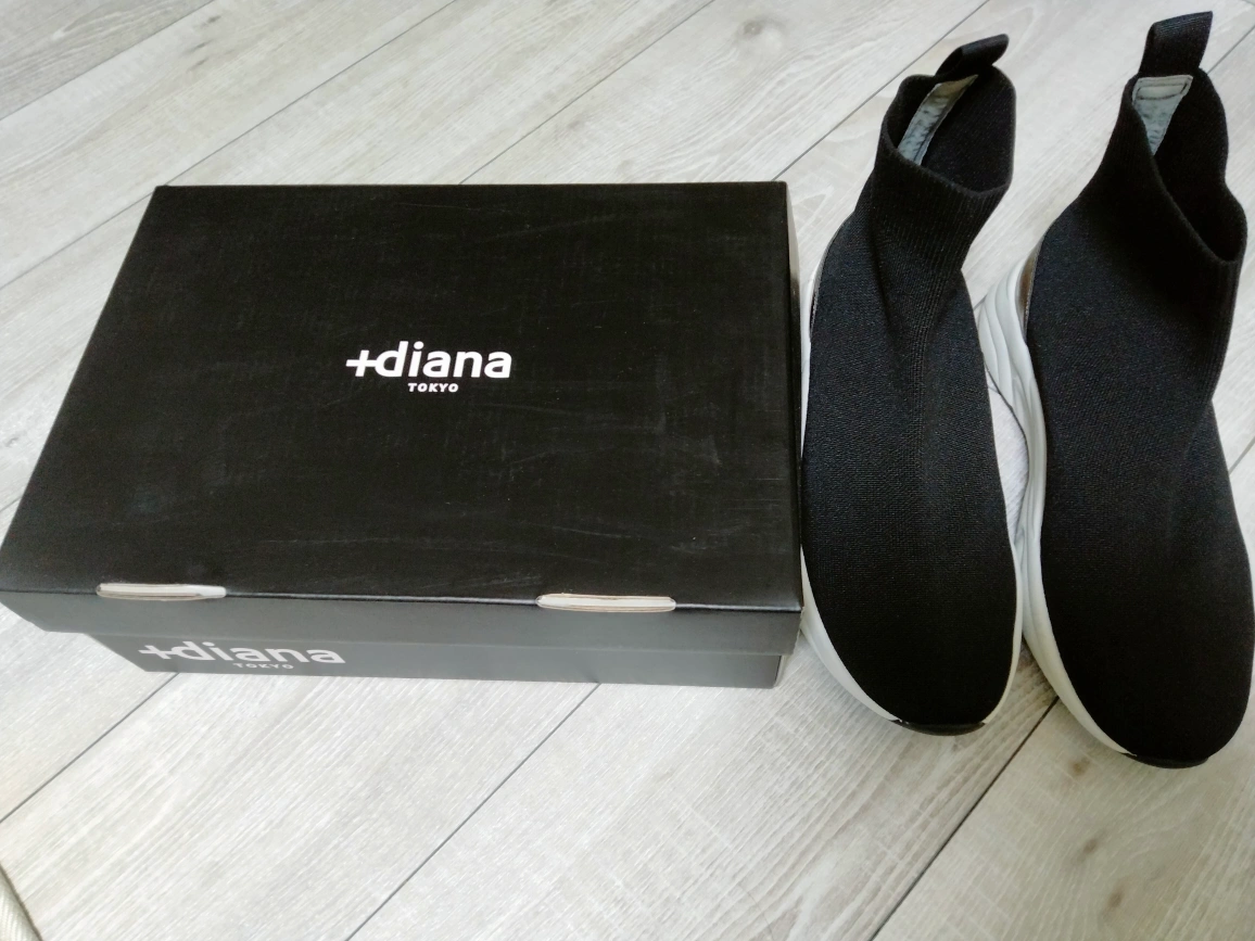【 +DIANA 美品 】ソックスブーツ 25cm