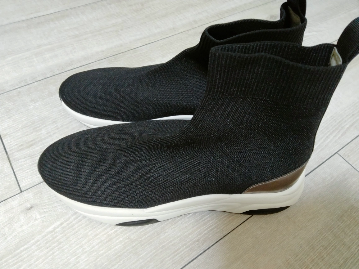 【 +DIANA 美品 】ソックスブーツ 25cmの写真2枚目