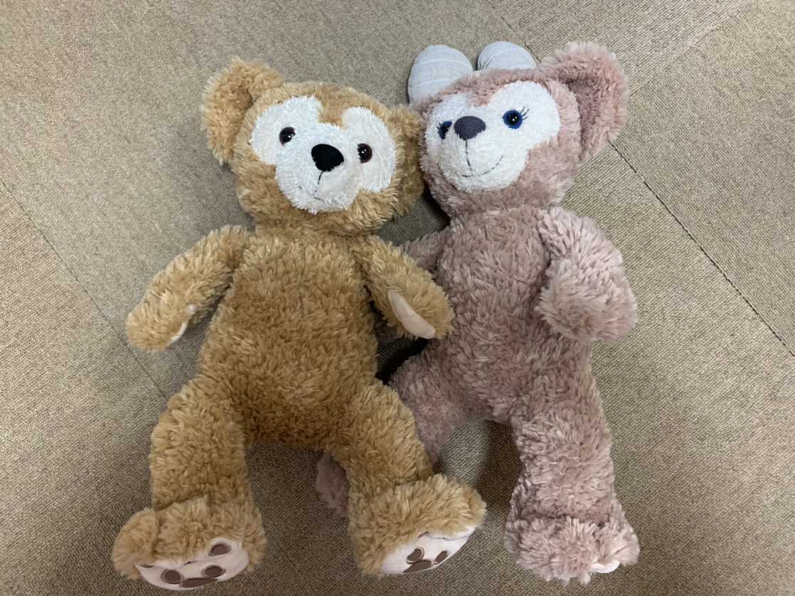 ダッフィ&シェリーメイ（ディズニーぬいぐるみ）