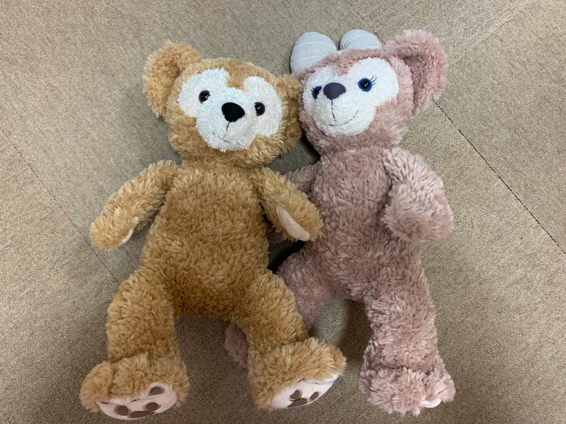 ダッフィ&シェリーメイ(ディズニーぬいぐるみ)