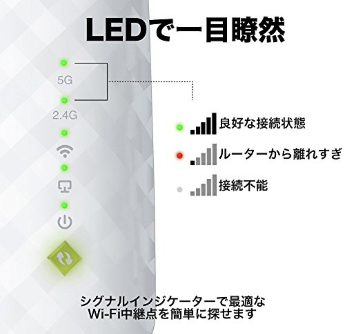 TP-Link WIFI 無線LAN 中継器 11ac/n/a/g/b 433+300Mbps 11ac対応の写真4枚目