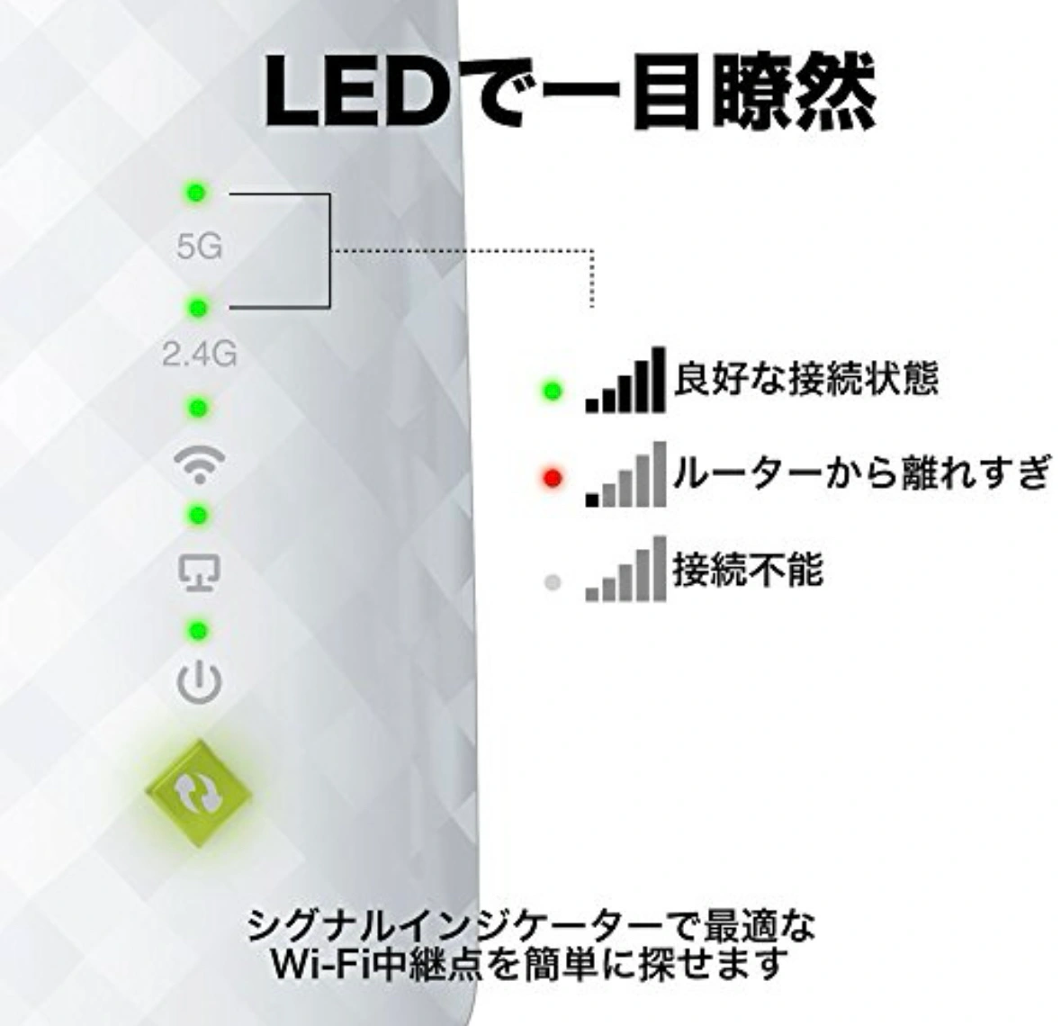 TP-Link WIFI 無線LAN 中継器 11ac/n/a/g/b 433+300Mbps 11ac対応の写真4枚目