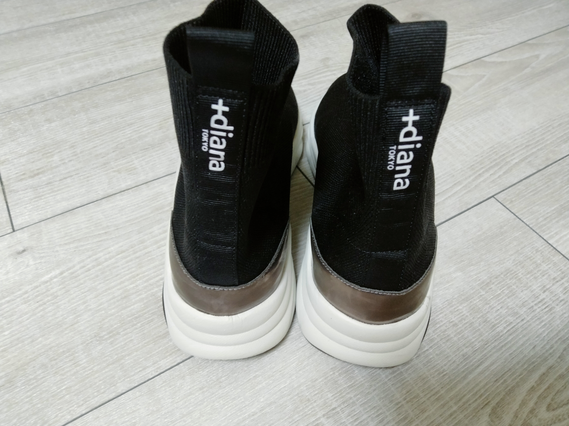【 ＋DIANA 美品 】ソックスブーツ 25cmの写真3枚目