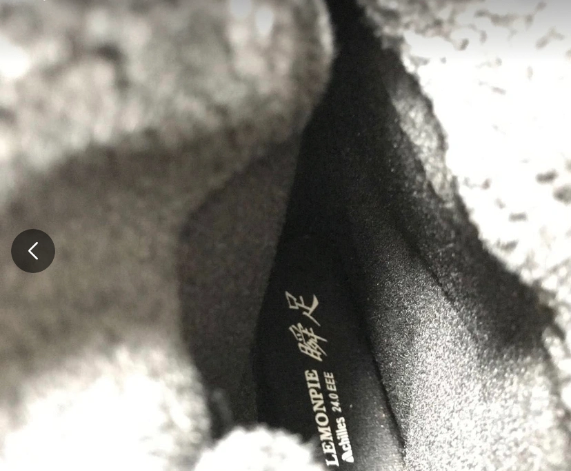定価5500円 美品 瞬足 エナメル 女の子 レモンパイ スノーブーツ サイズ24.0cm ブラックの写真5枚目