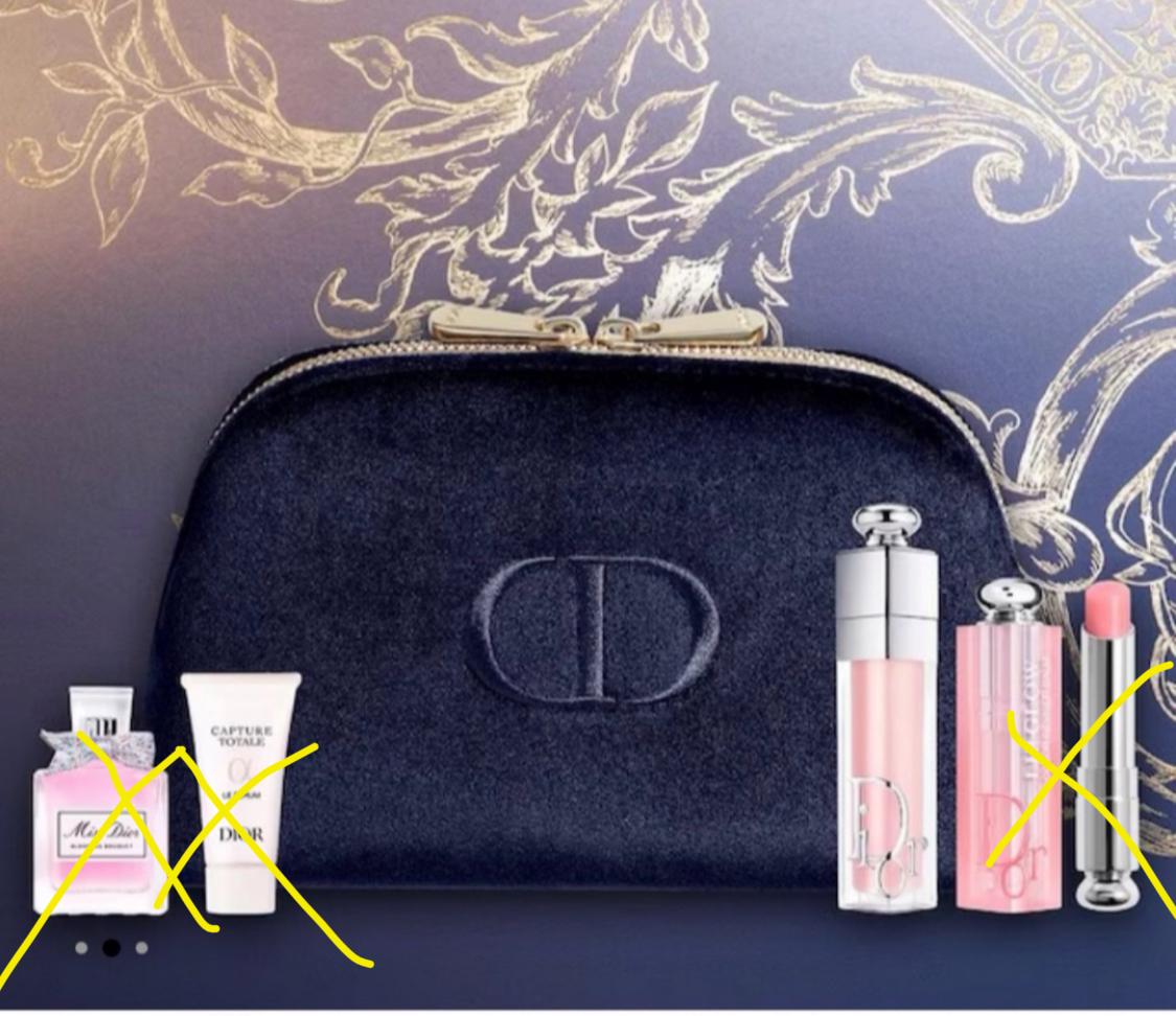新品未使用 Dior ディオール クリスマスポーチ