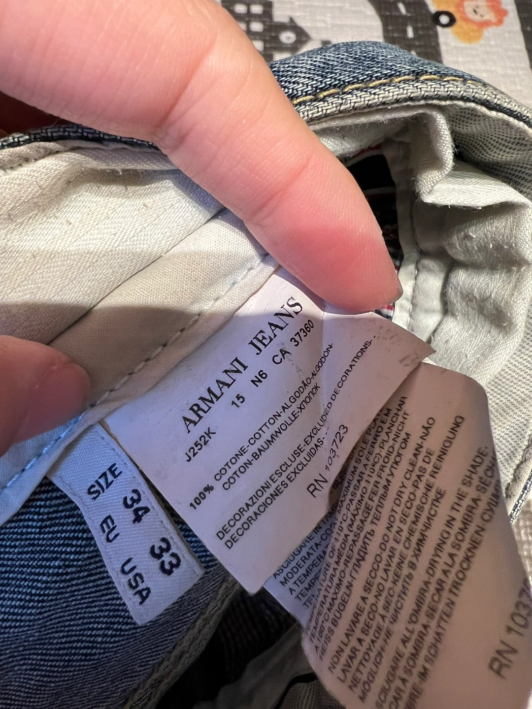 メンズ ARMANIジーンズの写真3枚目