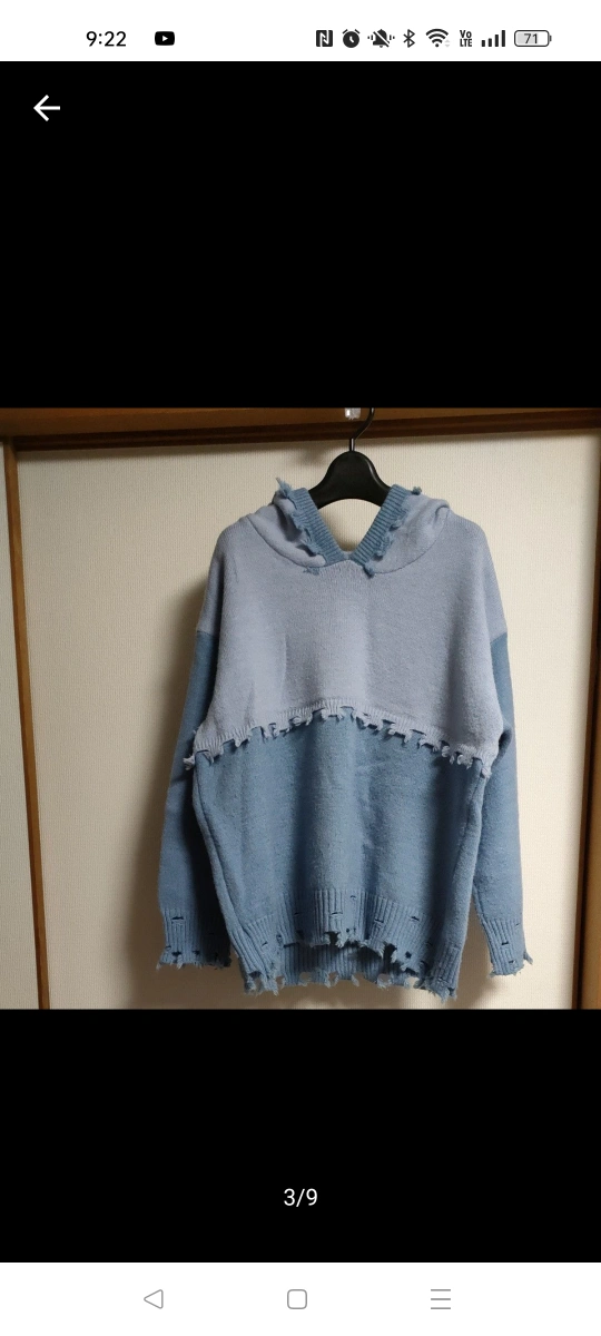 パーカー セーターの写真2枚目