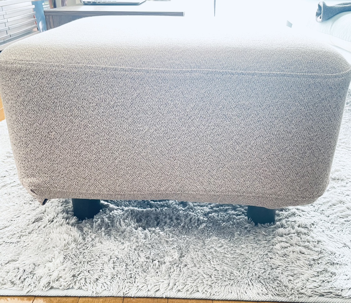 美品！無印良品ソファベンチ・オットマン(カバー、脚付き)の写真3枚目