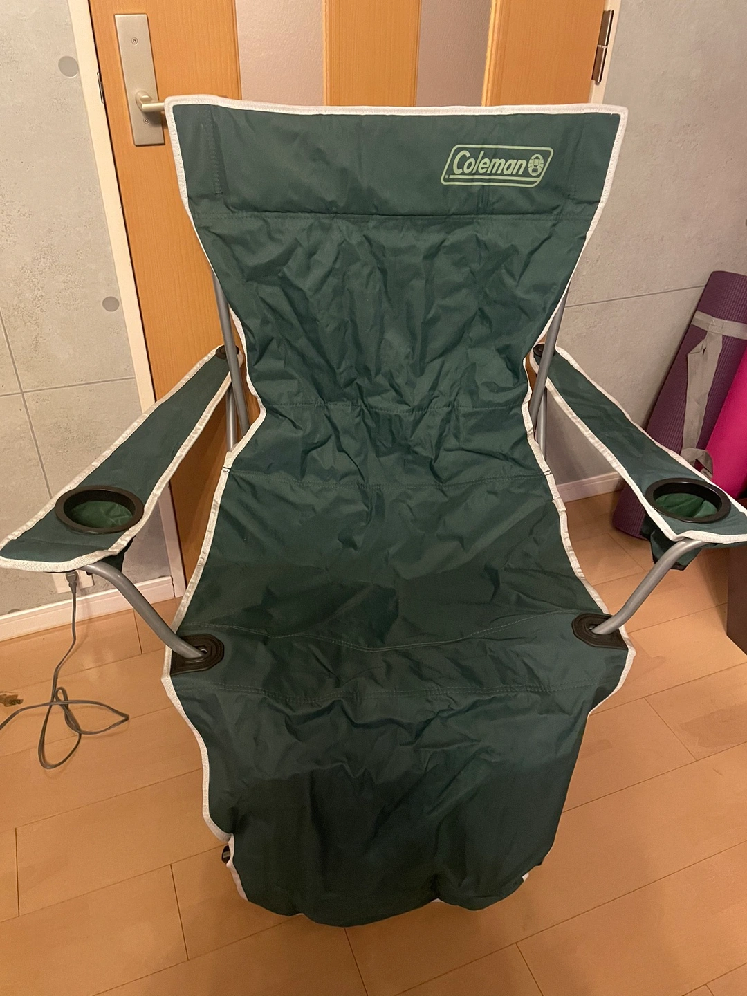 コールマン イージーリフトチェア ST グリーンの写真2枚目