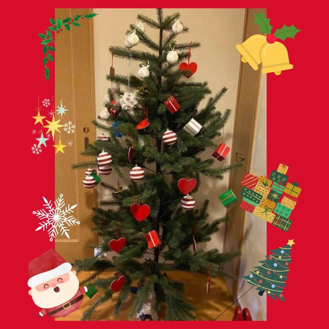 クリスマスツリーとデコレーション