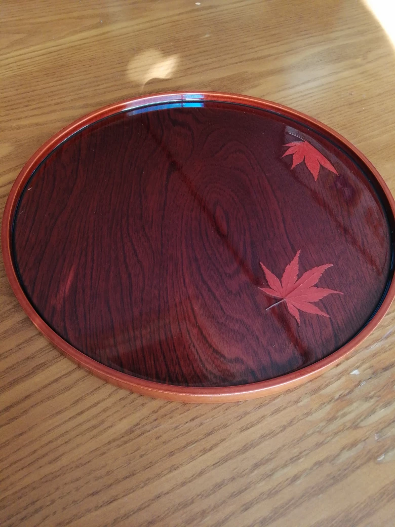 木の葉盆 漆器〔新品未使用〕